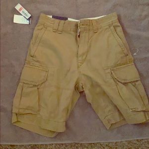 Polo khaki cargo shorts